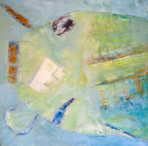 Abstract Lime Green